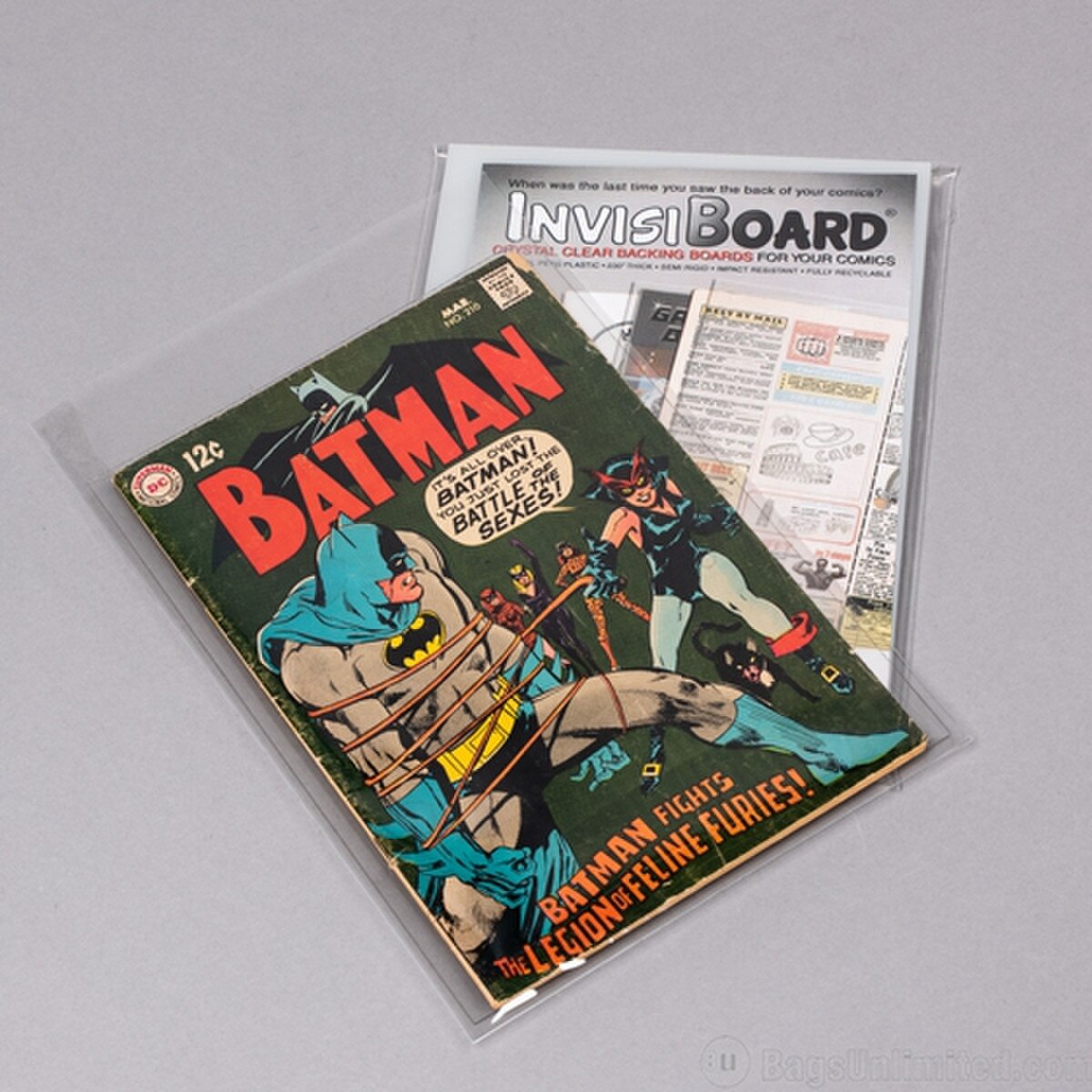 Clear Silver Age Comic Backing
